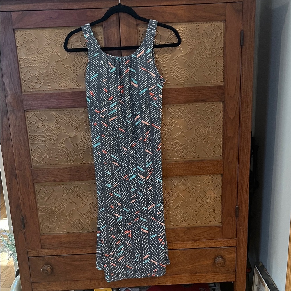 Prana Multicolor Patterned Maxi Dress